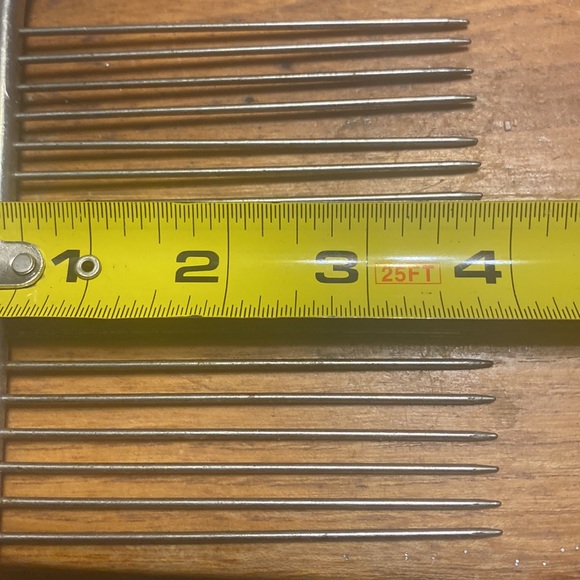 Vintage Schneider green Bakelite handle & silver metal angel food cake slicer - Picture 6 of 7